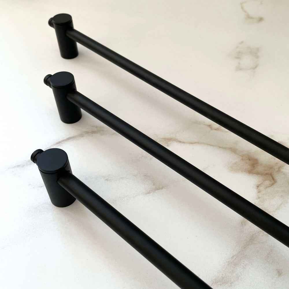 Håndtak London (Justebare) - Matt Svart - ROM 7