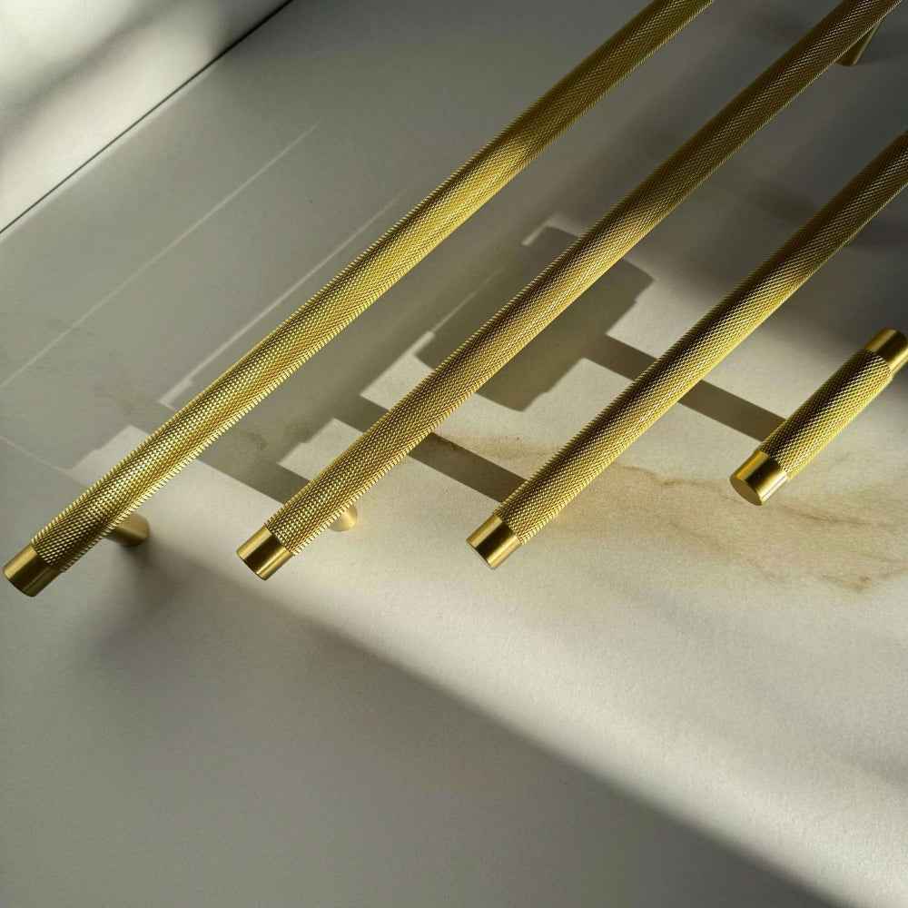 Håndtak Oslo - Børstet Messing (Matt Gylden) - ROM 7