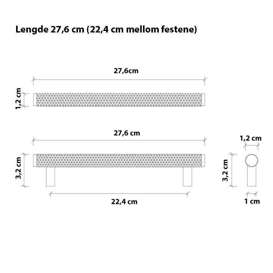Håndtak Oslo - Krom - ROM 7