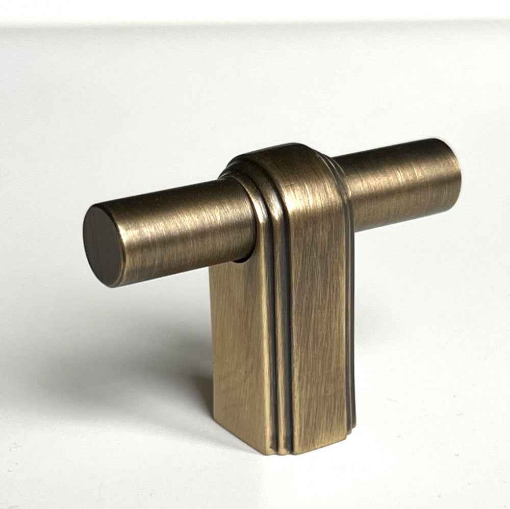 T-Bar Håndtak Oxford - Antikk Messing - ROM 7