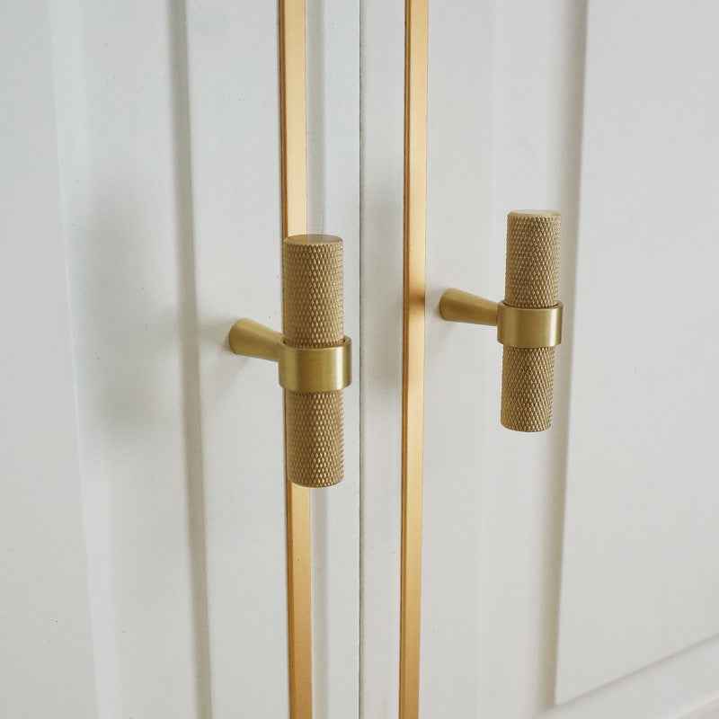 Håndtak Bergen - Bøstet Messing (Matt gylden) - ROM 7