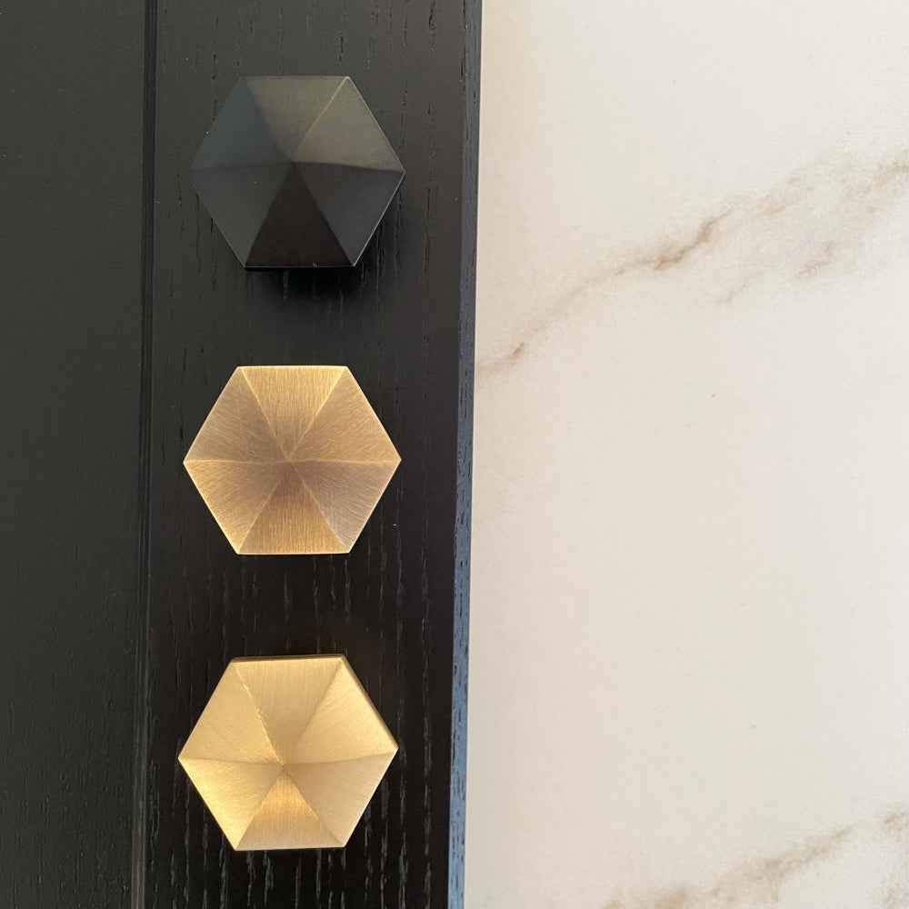 Knott Paris - Bøstet Messing (Matt gylden) - ROM 7