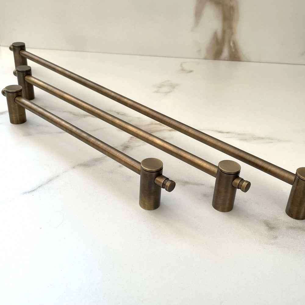 Håndtak London (Justerbare) - Antikk Messing - ROM 7