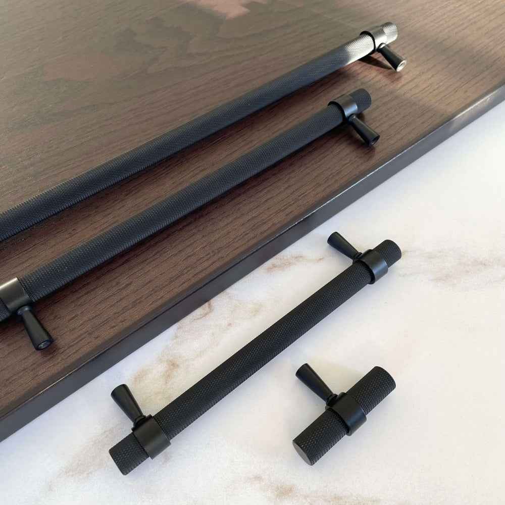 Håndtak Bergen - Matt Svart - ROM 7