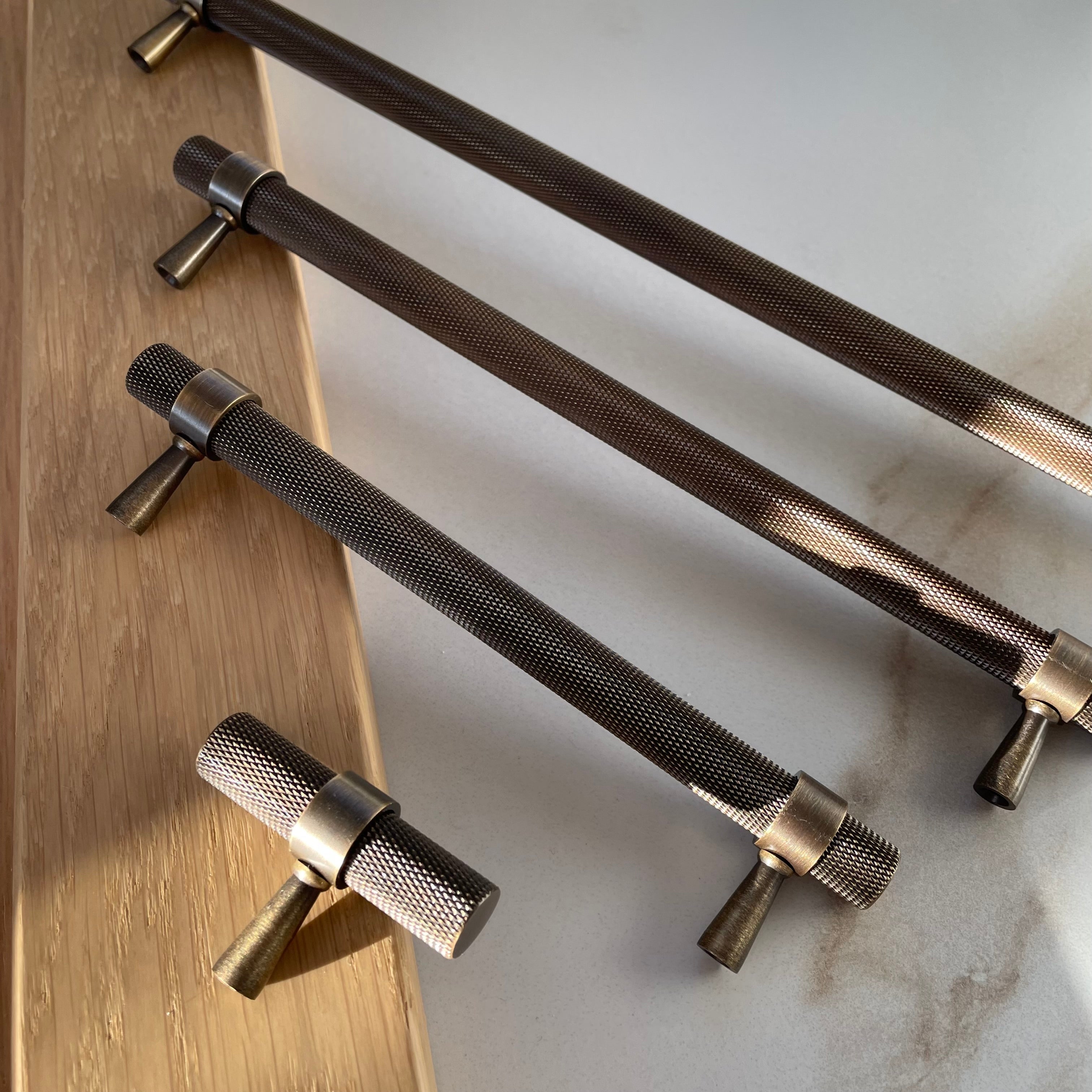 Håndtak Begen - Antikk Messing