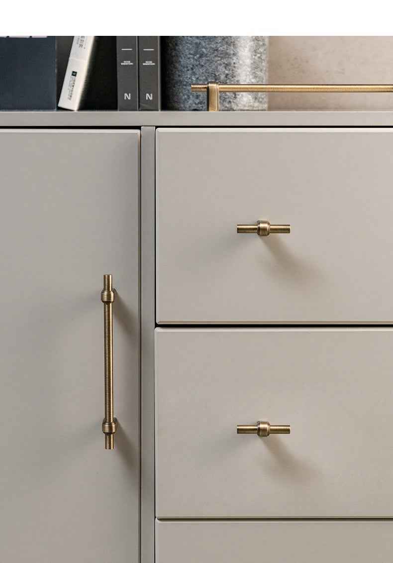 Håndtak Oxford - Antikk Messing - ROM 7